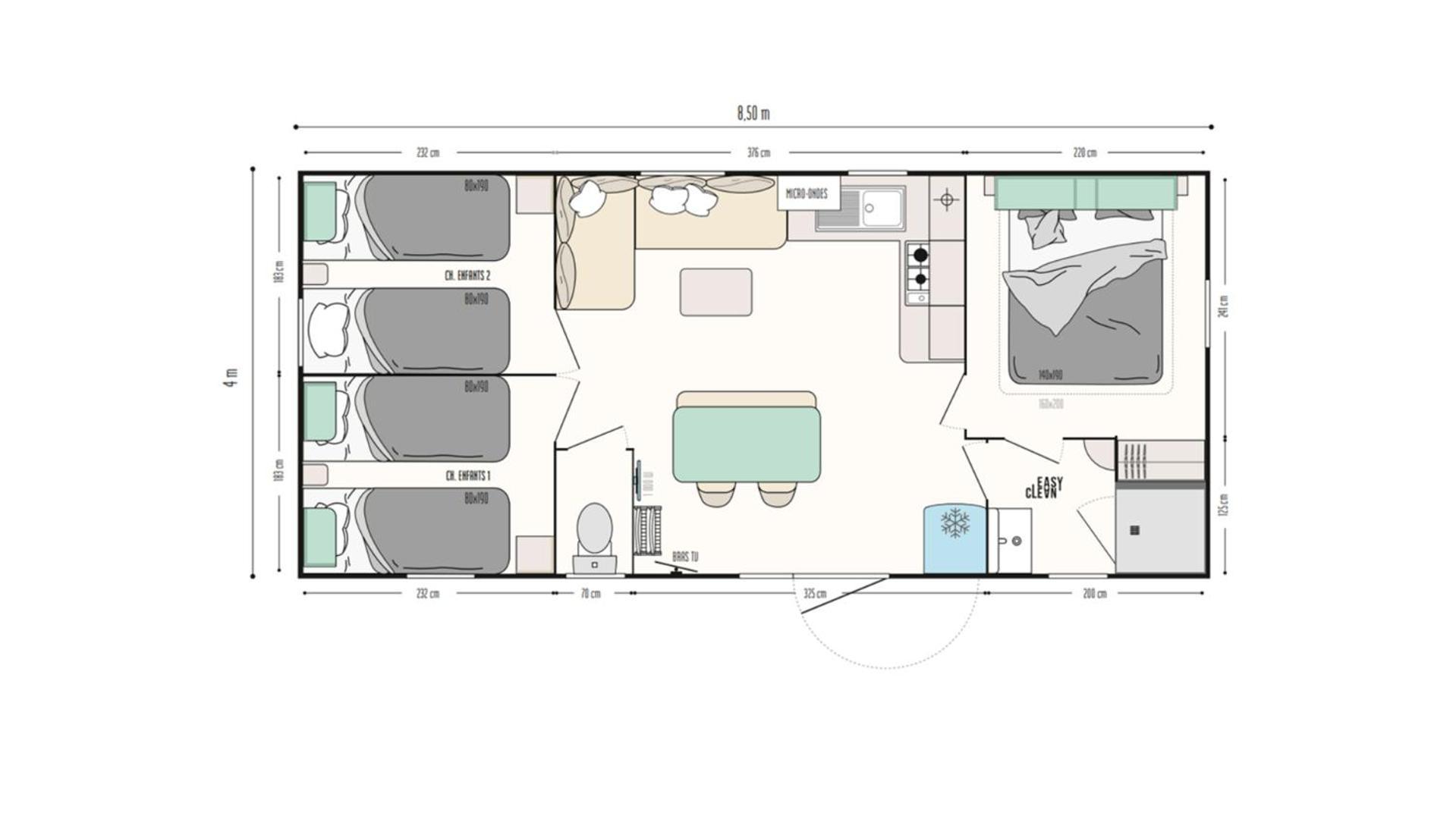 Le Muscat - Bungalow Pour 5 - Tv - Clim Boofzheim الغرفة الصورة